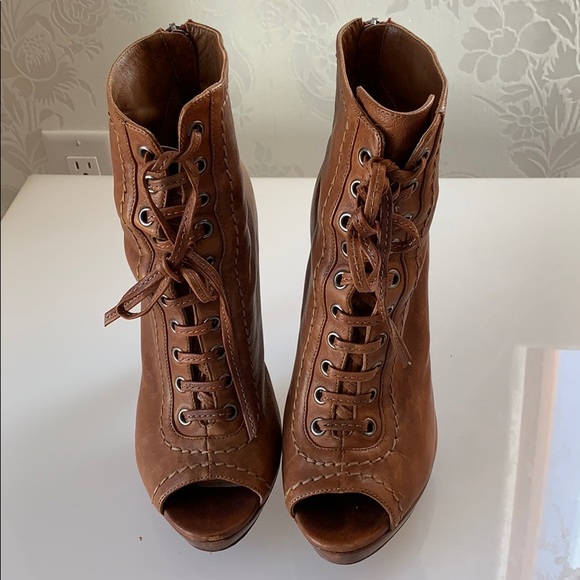 Miu Miu open toe booties size 37 - Picture 1 of 5